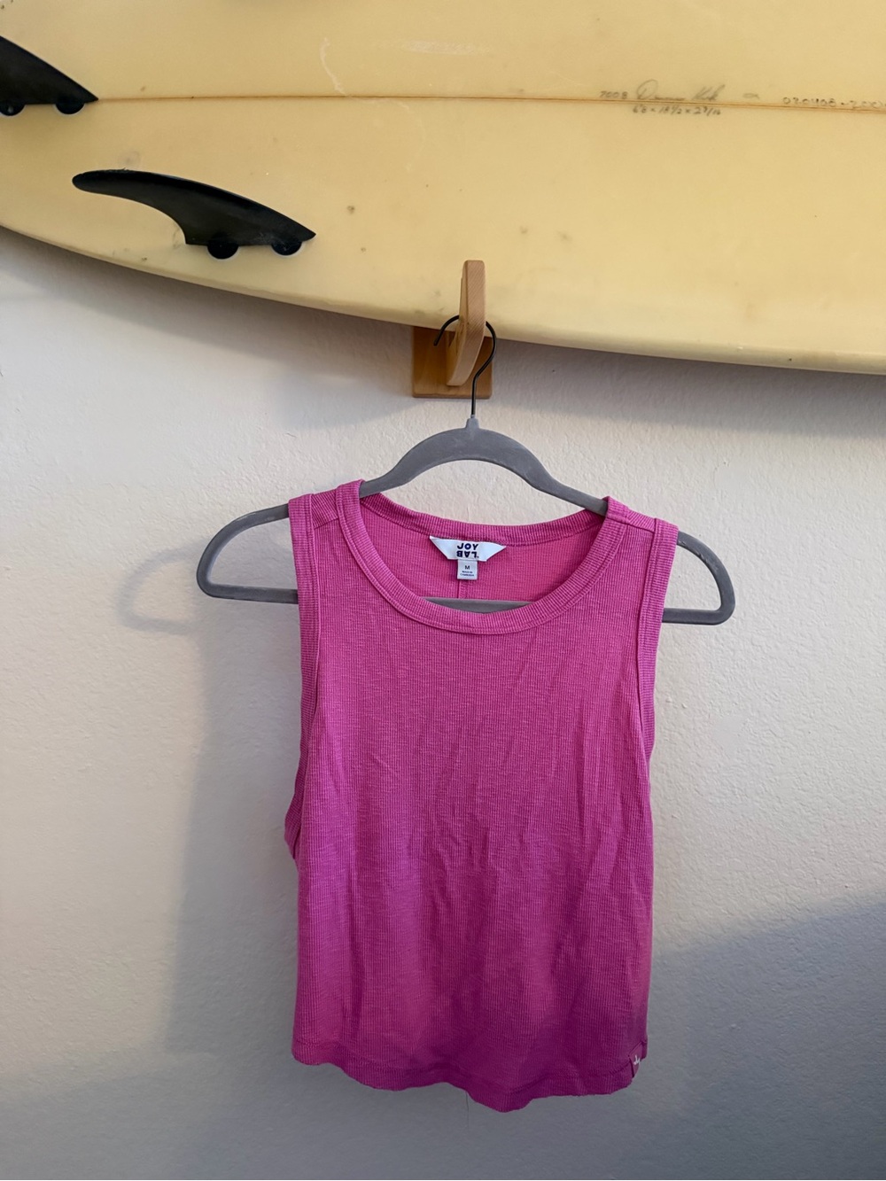 JoyLab Hot Pink Ribbed Tank